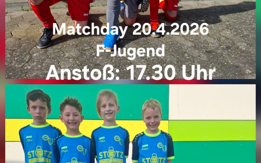 Matchday am 20.4.