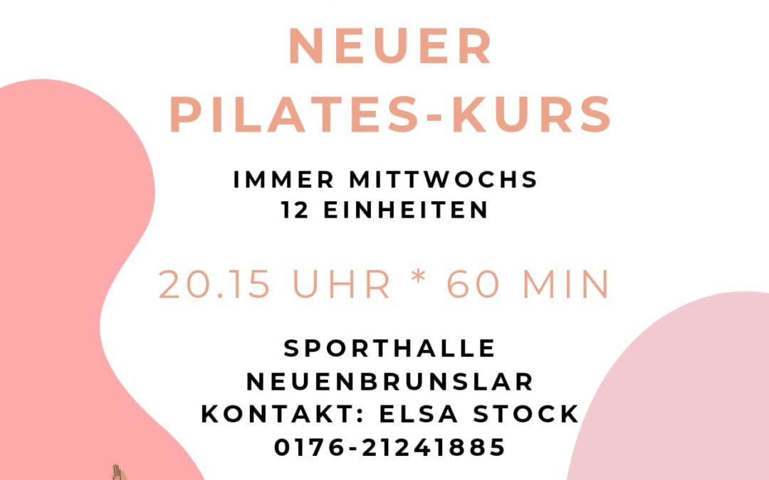 Neuer Pilates-Kurs ab 15. April
