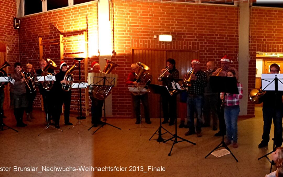 Weihnachtsfeier bei Blasorchester-Nachwuchs
