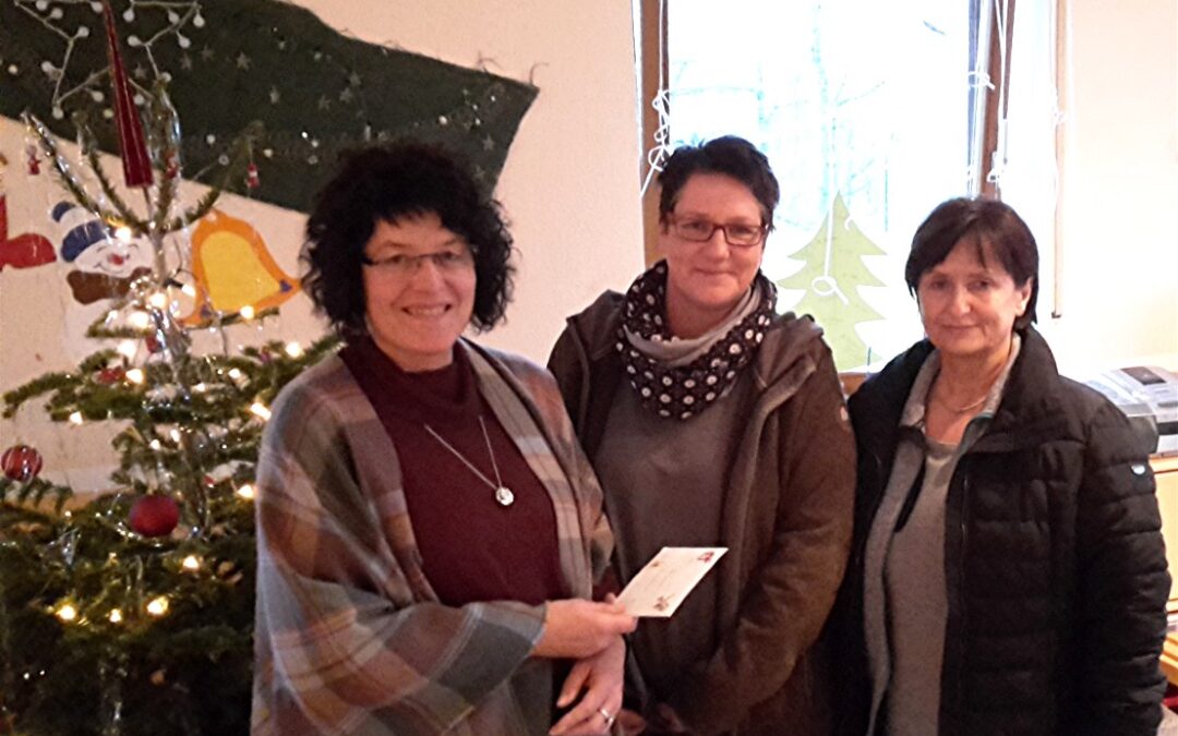 Gymnastikdamen spenden für Kinderhaus Böddiger Berg