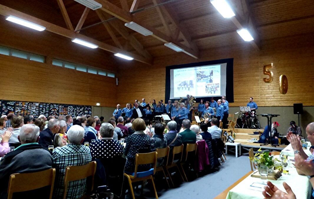 Blasorchester feierte 50-jähriges Bestehen am 13./14.Mai