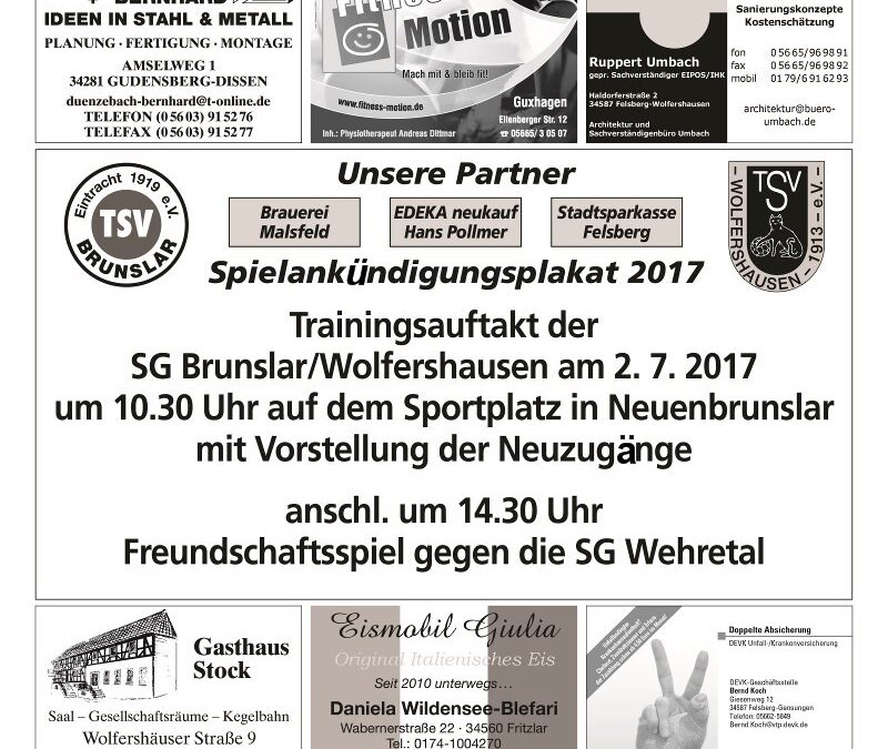 Fußballabteilung lädt zu Trainingsauftakt und Versammlung