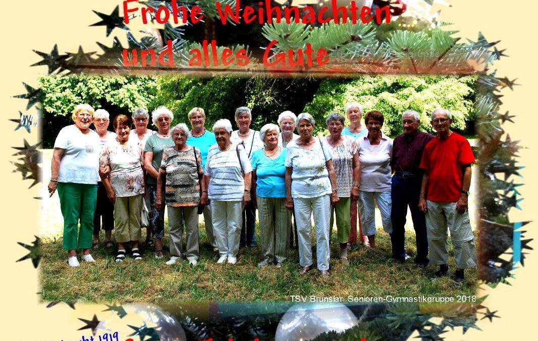 Schöne Weihnachtsfeier unserer Gymnastik-Senioren