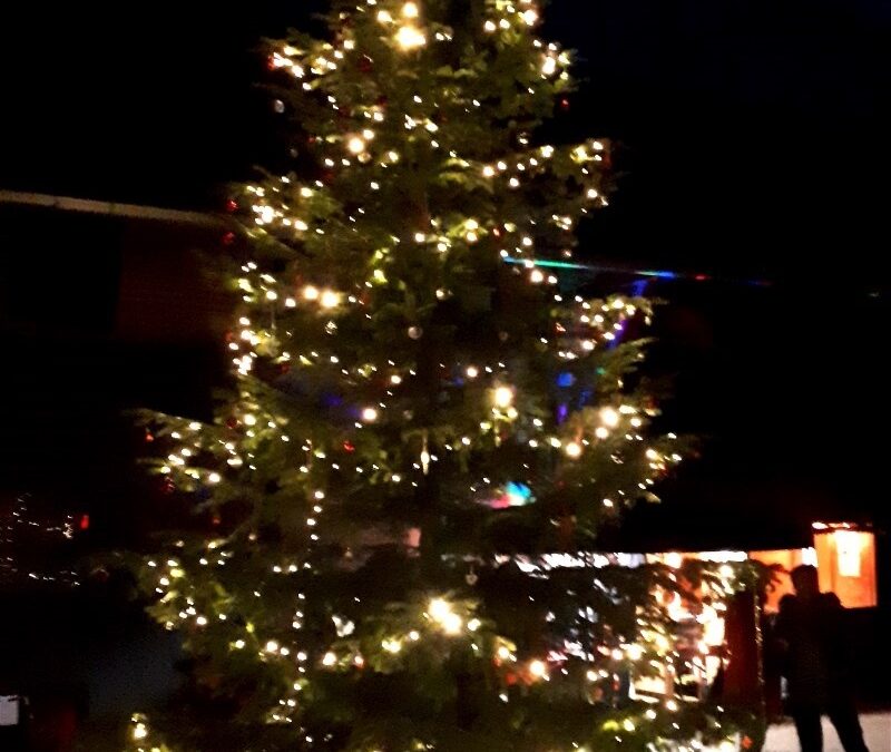 Blasorchester erfreute bei Kirchenkonzert und am Weihnachtsmarkt