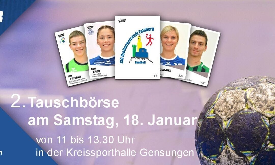 2. Tauschbörse Handball- Stickerstars