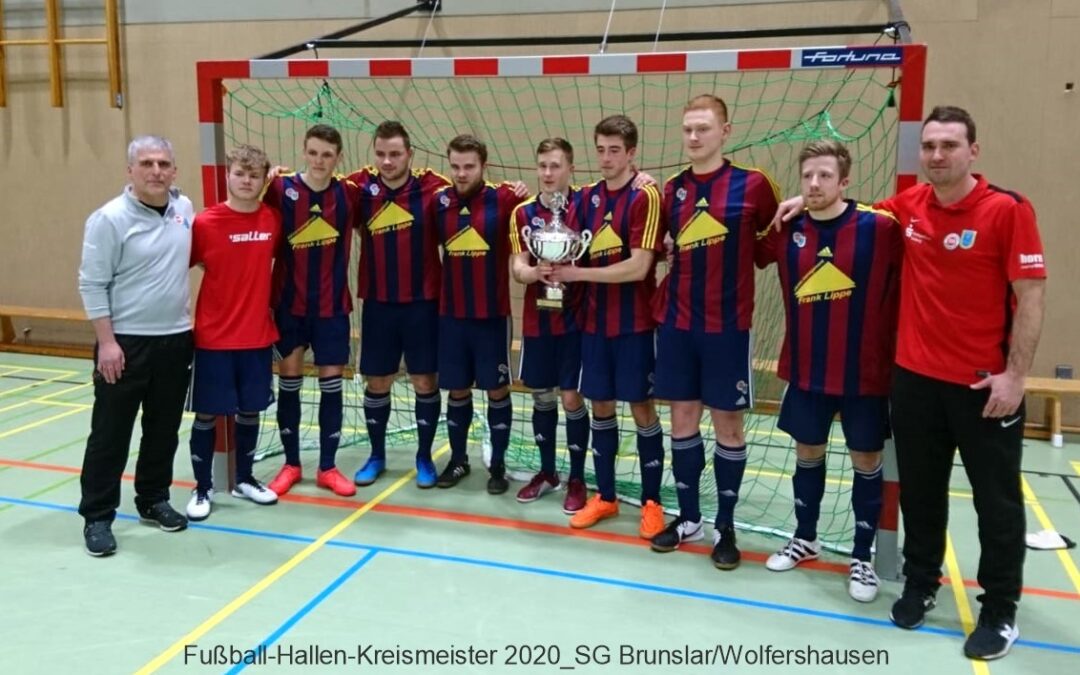 SG Brunslar/Wolfershausen wird Fussball-Hallenkreismeister 2020