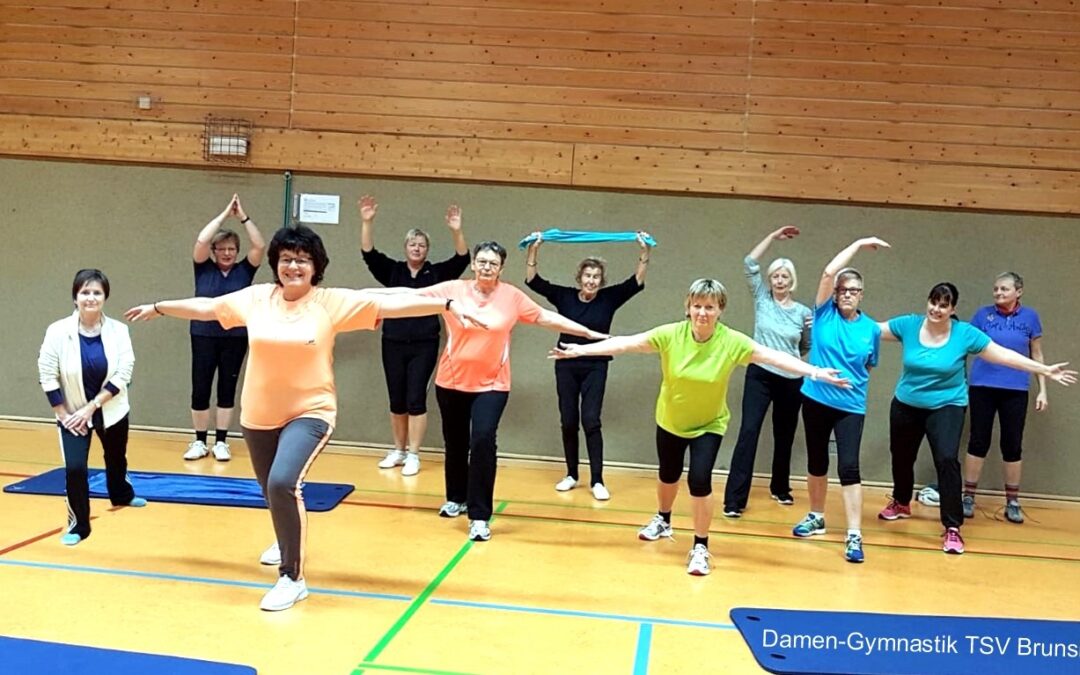 Gymnastikdamen wieder mit Übungsbetrieb