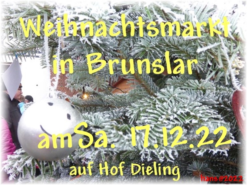 Blasorchester musizierte am Brunslarer Weihnachtsmarkt