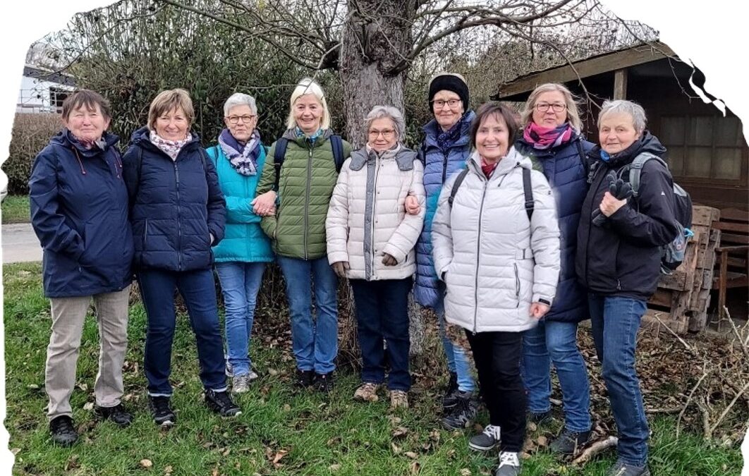 Gymnastikdamen unternahmen Neujahrwanderung