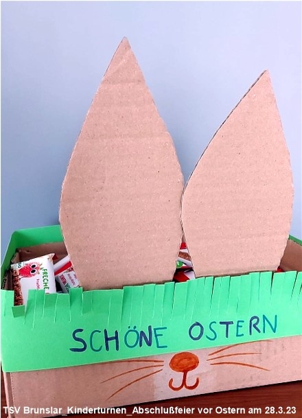 Kinderturnen feiert Abschluß vor Ostern