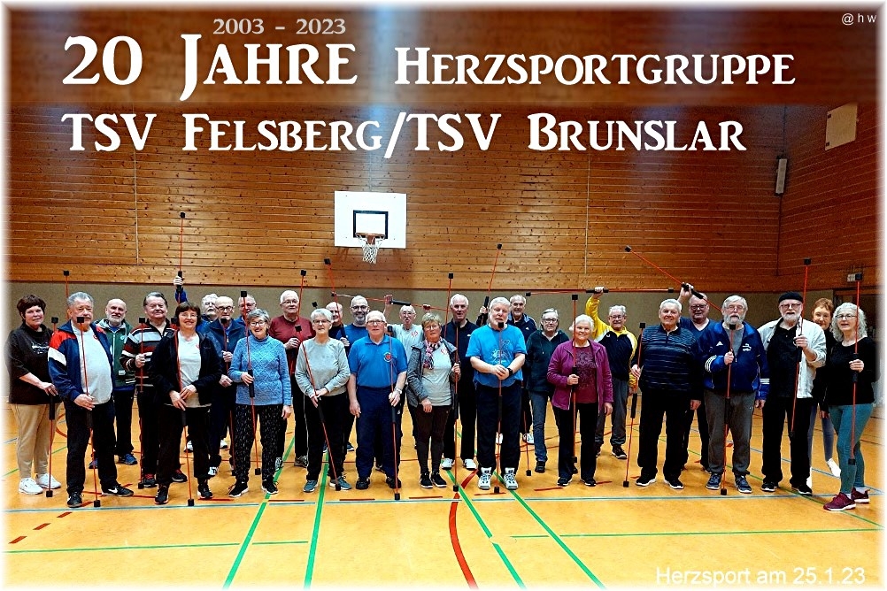 Herzsportgruppe feierte 20-jähriges Bestehen