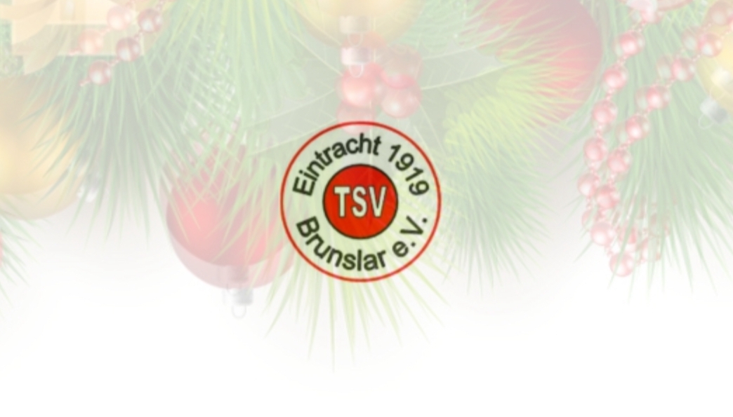 Weihnachtsgruß des TSV Eintracht 1919 Brunslar e.V.