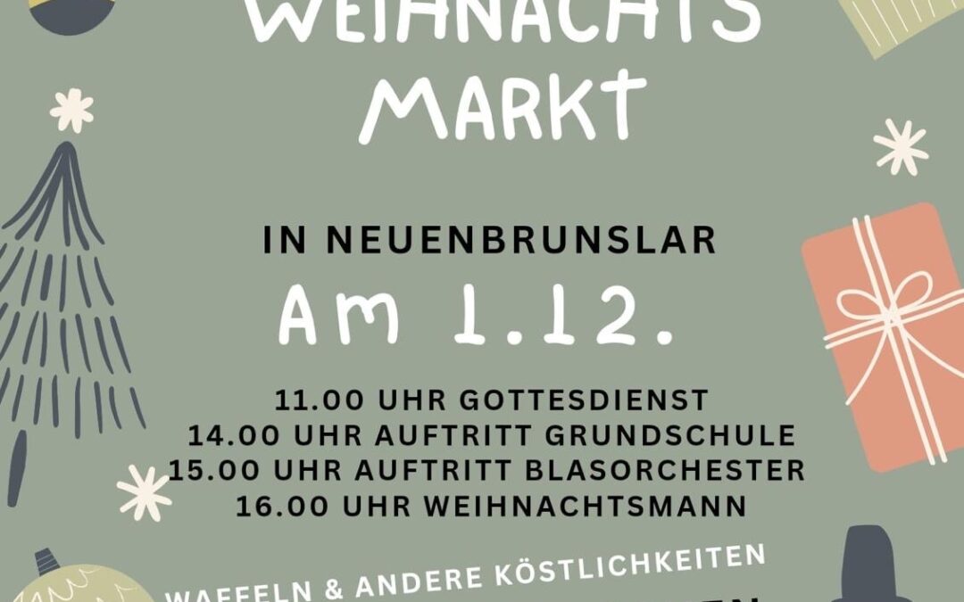 Weihnachtsmarkt in Neuenbrunslar