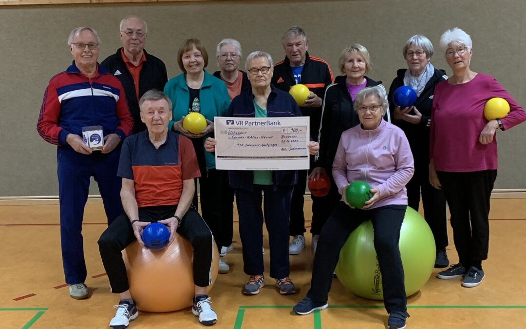 Jedermannsportgruppe spendet 100 Euro